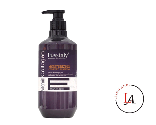 Gội Lusstaly Collagen 800ml phục hồi siêu mượt